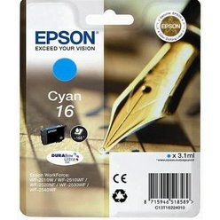 Cartridge Epson T162240 - C13T162240 originální azurová