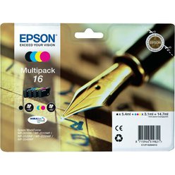 Cartridge Epson T162640 - C13T162640 originální černá/azurová/purpurová/žlutá