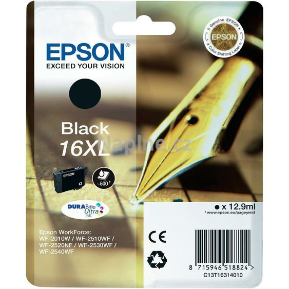 Originální cartridge EPSON označení T163140 - černá._1