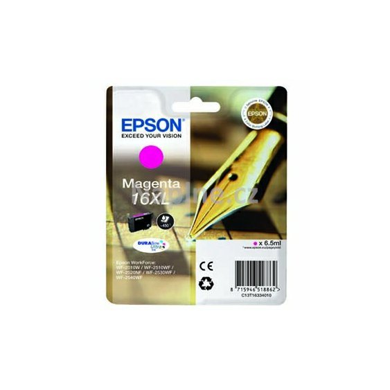 Originální cartridge EPSON označení T163340 - purpurová._1