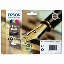 Cartridge Epson T163640 - C13T163640 originální černá/azurová/purpurová/žlutá