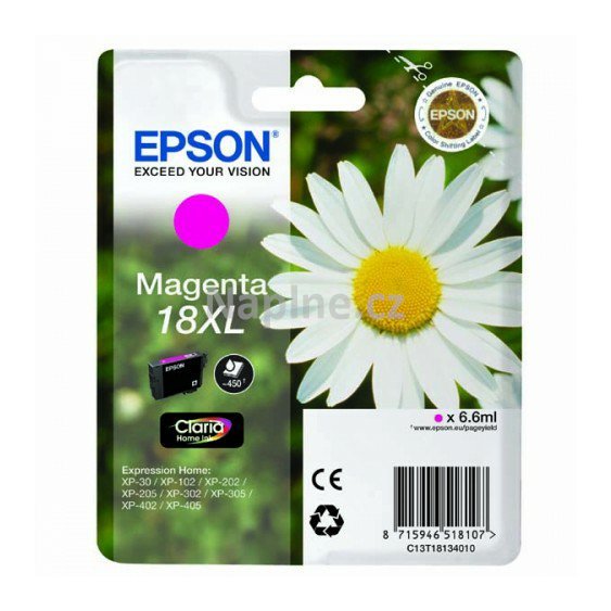 Originální cartridge EPSON označení T181340 - purpurová._1