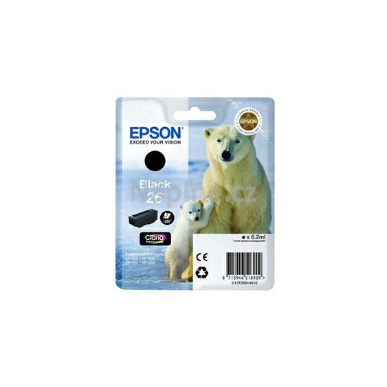 Originální cartridge EPSON označení T260140 - černá._1