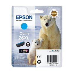 Cartridge Epson T263240 - C13T263240 originální azurová