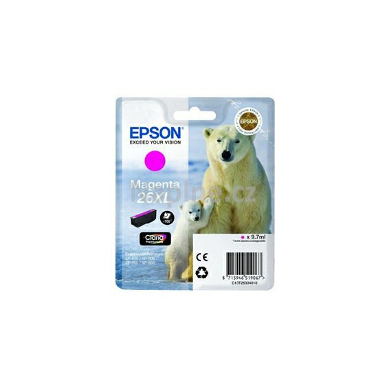 Originální cartridge Epson T263340 - 26XL purpurová_1