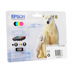 Cartridge Epson T263640 - C13T263640 originální černá/azurová/purpurová/žlutá