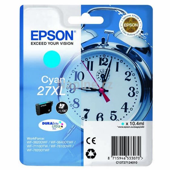 Originální cartridge Epson T271240 - azurová_1