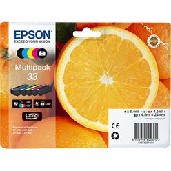 Cartridge Epson T333740 - C13T333740 originální černá/azurová/purpurová/žlutá/foto černá