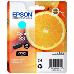 Cartridge Epson T334240 - C13T334240 originální azurová
