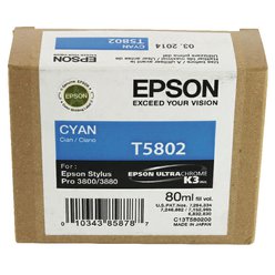 Cartridge Epson T580200 - C13T580200 originální azurová