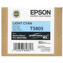 Cartridge Epson T580500 - C13T580500 originální světle azurová