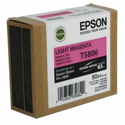 Cartridge Epson T580600 - C13T580600 originální světle purpurová