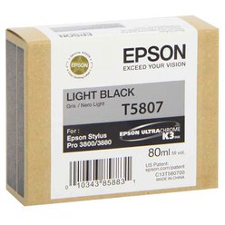 Cartridge Epson T580700 - C13T580700 originální světle černá