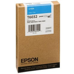 Cartridge Epson T603200 - C13T603200 originální azurová