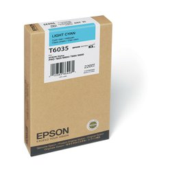 Cartridge Epson T603500 - C13T603500 originální světle azurová