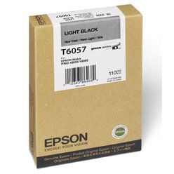 Cartridge Epson T605700 - C13T605700 originální světle černá