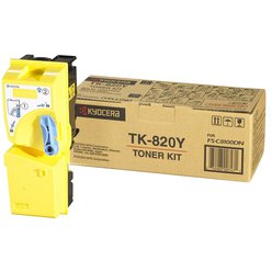 Toner Kyocera TK-820Y ( TK820Y ) originální žlutý