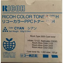Toner Ricoh TypeH-C ( 887849 ) originální azurový