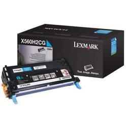 Toner Lexmark X560H2CG originální azurový