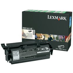 Toner Lexmark X651A11E originální černý