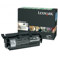 Toner Lexmark X651H11E originální černý