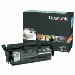 Toner Lexmark X654X11E originální černý