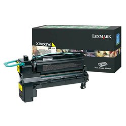 Toner Lexmark X792X1YG originální žlutý