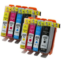 Cartridge HP 2x 655 kompatibilní černá/azurová/purpurová/žlutá Toner1